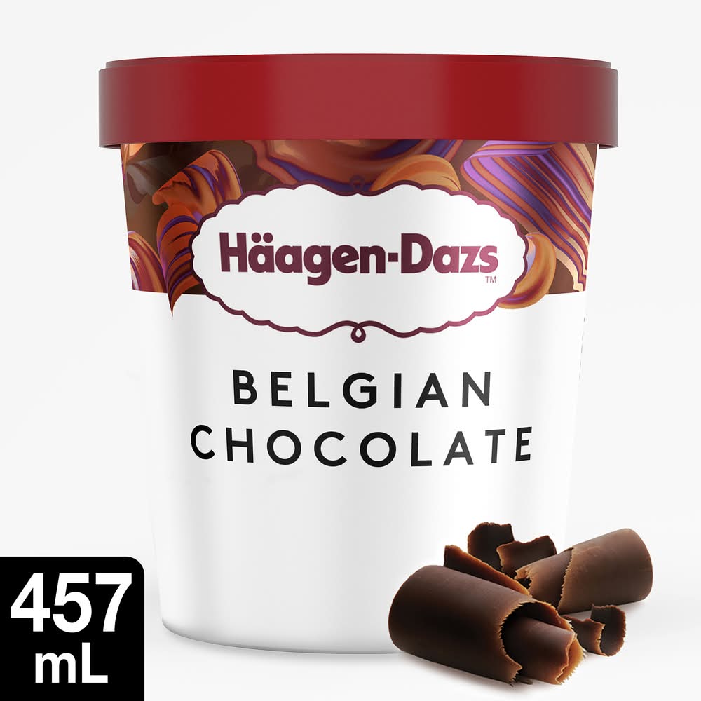 Häagen-Dazs Ice Cream, Belgian Chocolate (457mL)