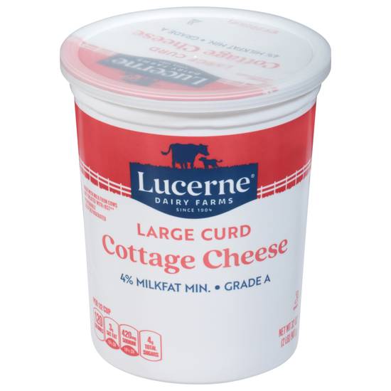 Lucerne Large Curd Cottage Cheese (32 oz)