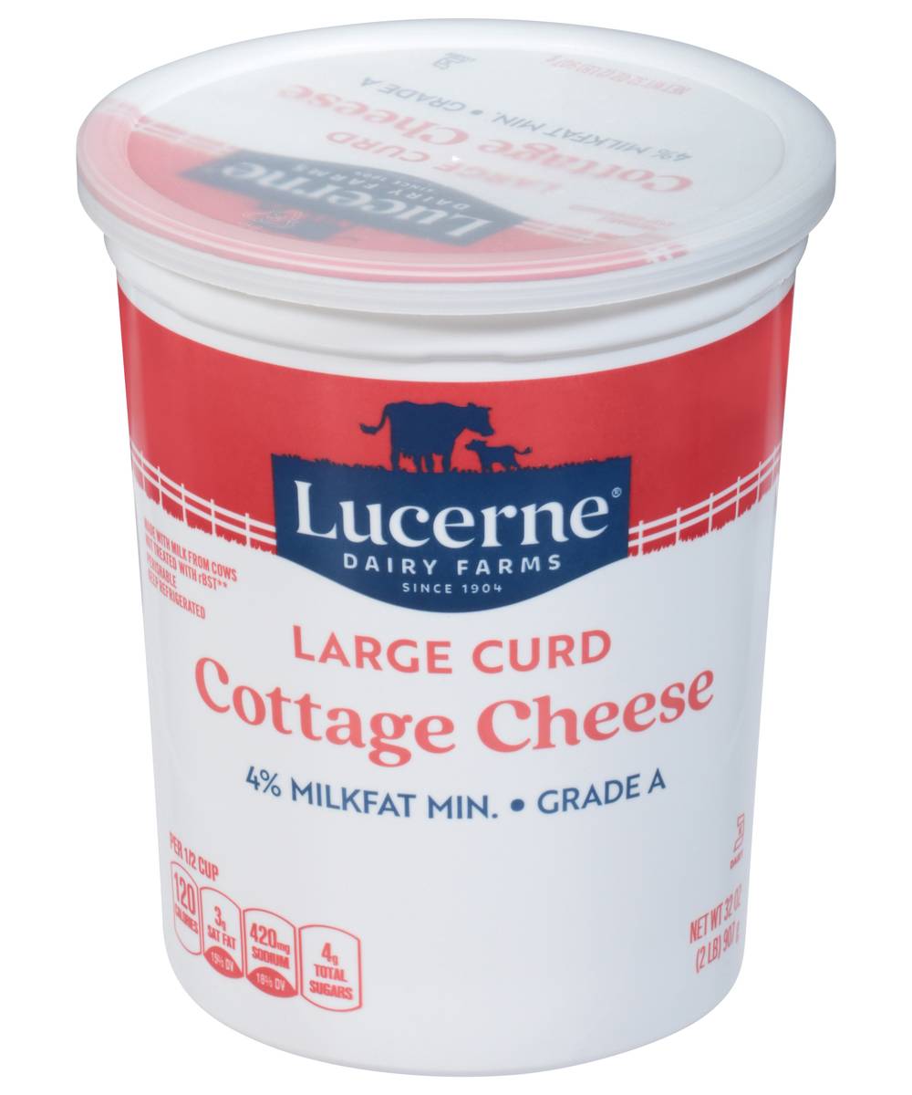 Lucerne Large Curd Cottage Cheese (32 oz)