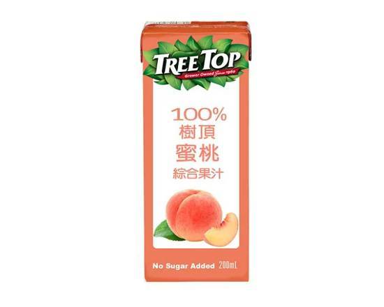 樹頂100%蜜桃綜合果汁200ML(利樂包)(乾貨)^301381576