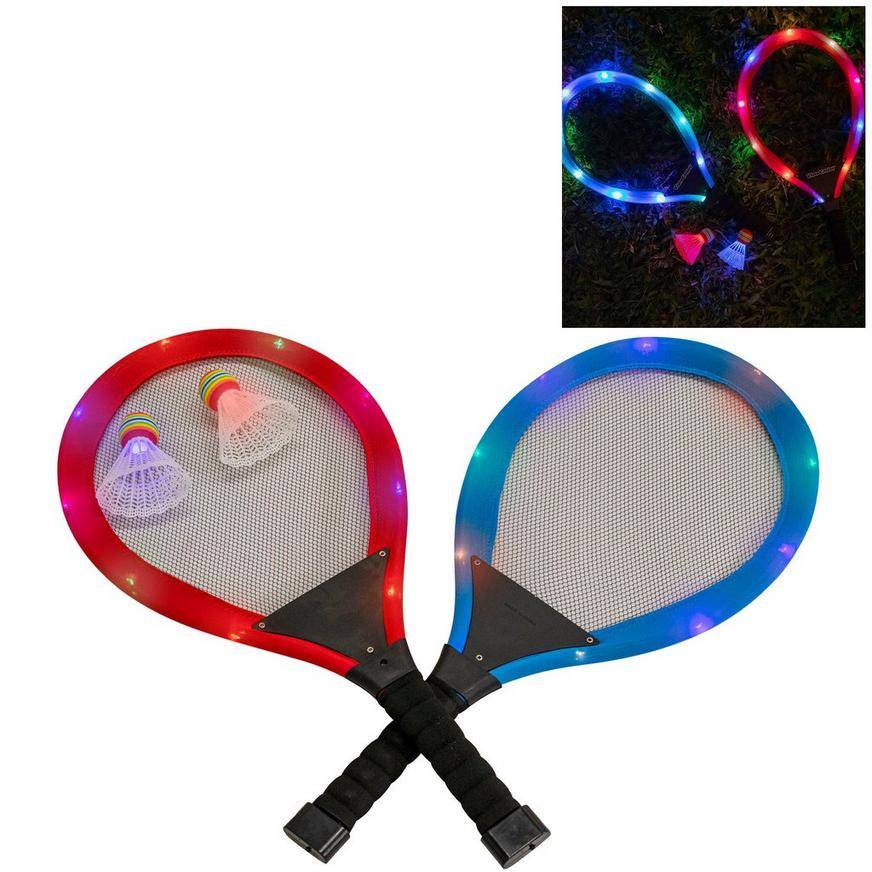 Party City Light Up Led Badminton Game Set (4 ct)