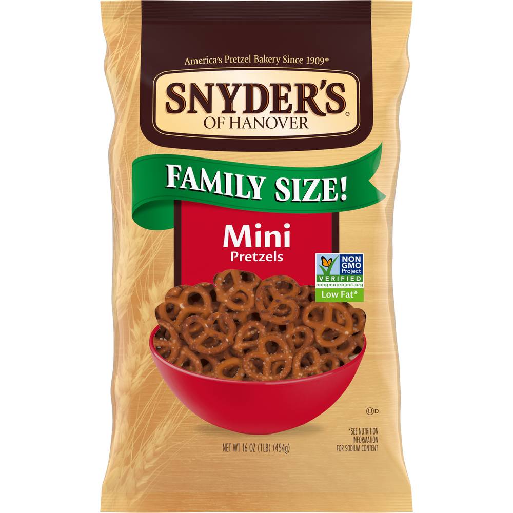 Snyder's Of Hanover Family Size Mini Pretzels