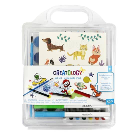 50 Piece Mini Washable Art Set By Creatology