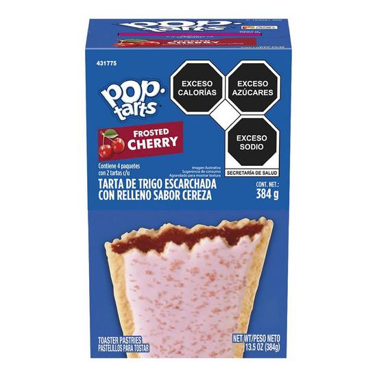 Kellogg's pop tarts frosted cherry (caja 384 g)