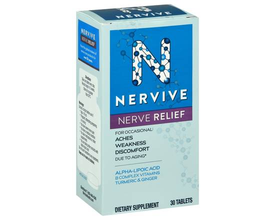Nervive · Alpha-Lipoic Acid B Complex Nerve Relief Supplement (30 tablets)