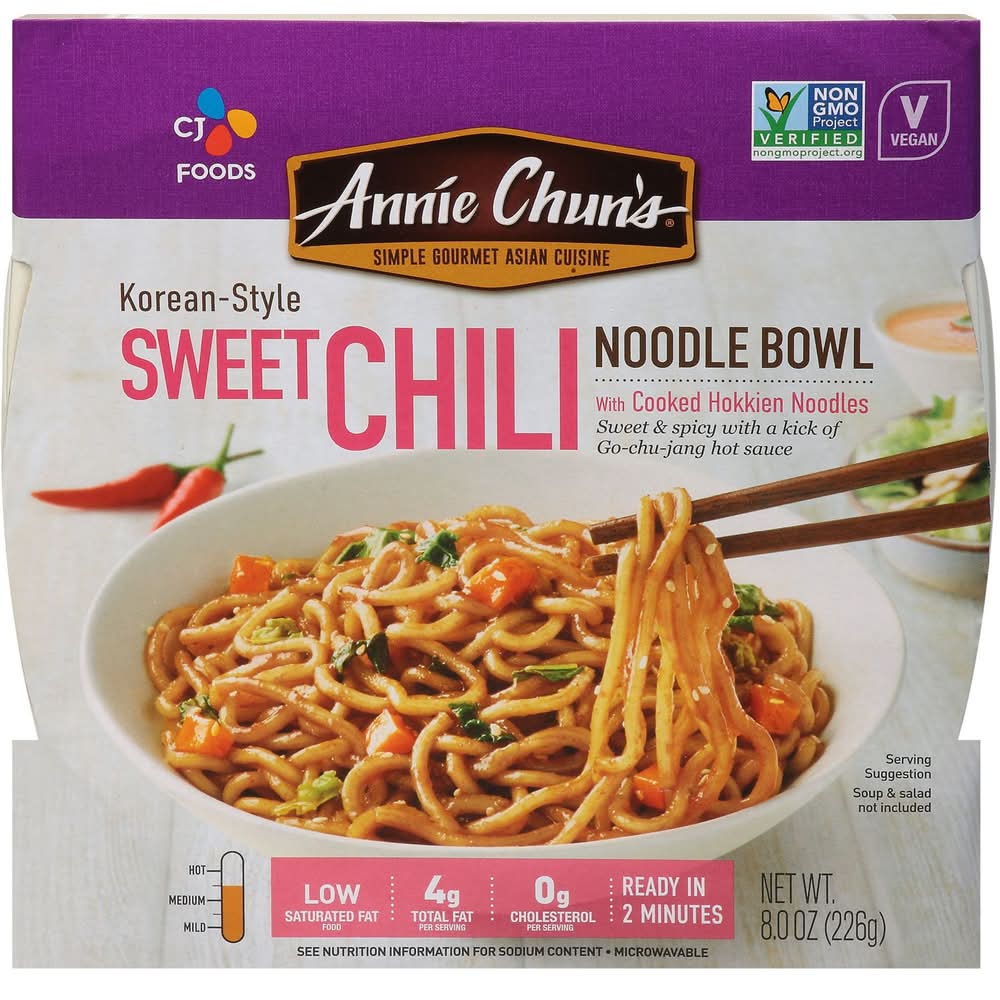 Annie Chun'S, Korean Style Chili Noodle Bowl, 8.1 Oz