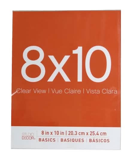 Studio Décor Acrylic Basics Vertical Bent Frame, 8 In x 10 In