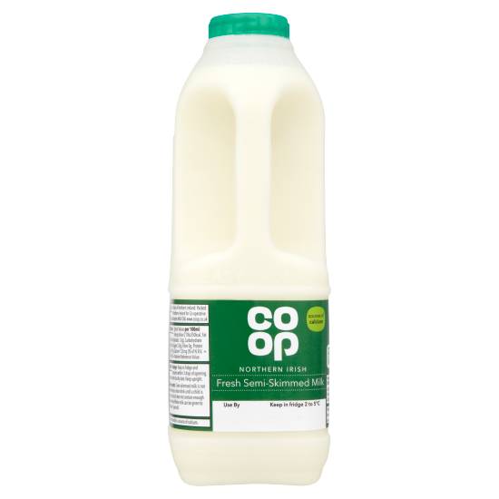 Co-Op Fresh Irish Semi-Skimmed Milk 1ltr