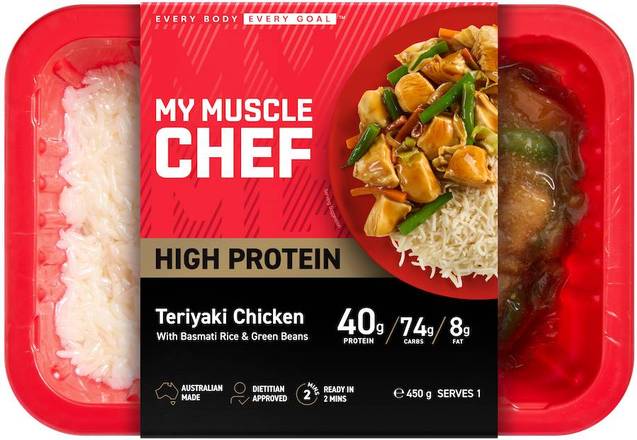 My Muscle Chef Teriyaki Chicken with Rice 450g