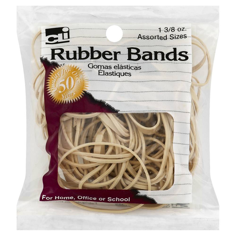 CLi Assorted Size Rubber Bands (1.4 oz)