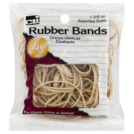 Cli Assorted Size Rubber Bands (1.4 oz)