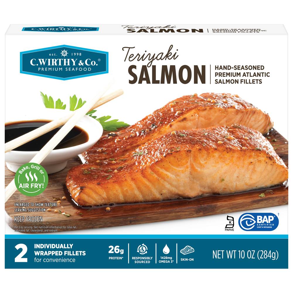 C. Wirthy & Co. Teriyaki Salmon Fillets (10 oz)