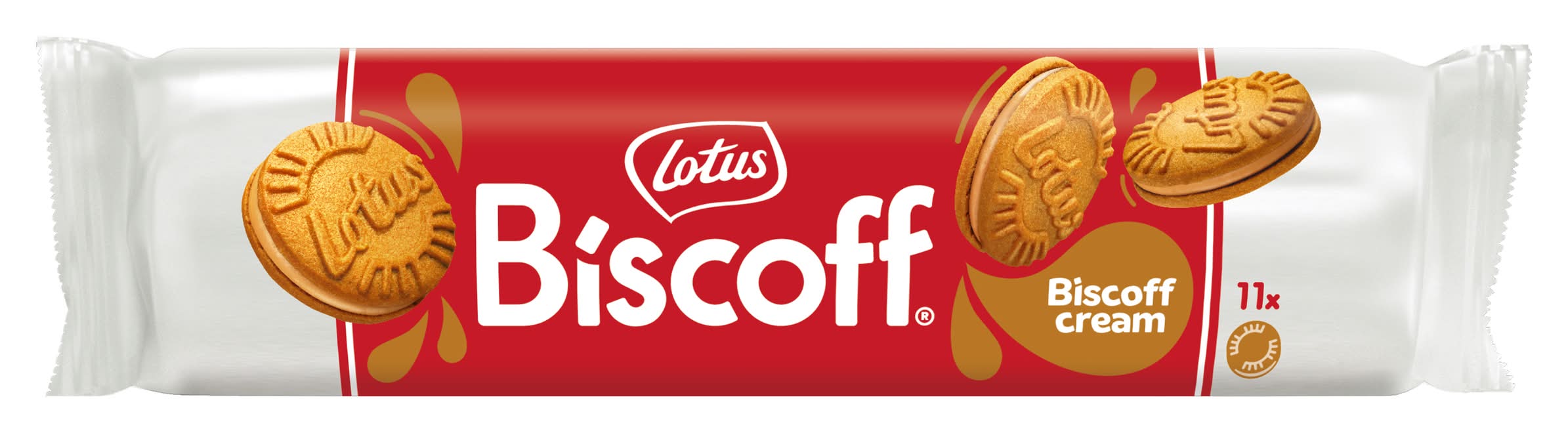 Lotus Biscoff Sandwich Cream Biscuits (110g, 11 pack)