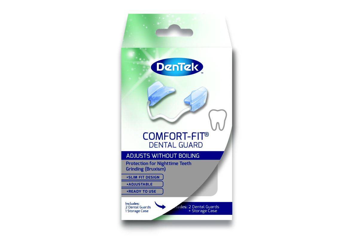 DenTek Comfort-Fit Dental Guard - 2 Pack for protection from Teeth Grinding (Bruxism)