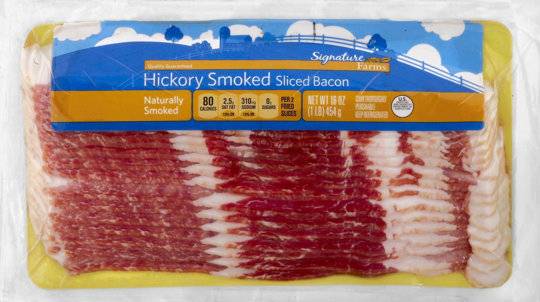 Signature Farms Hickory Smoked Sliced Bacon (15.9 oz)