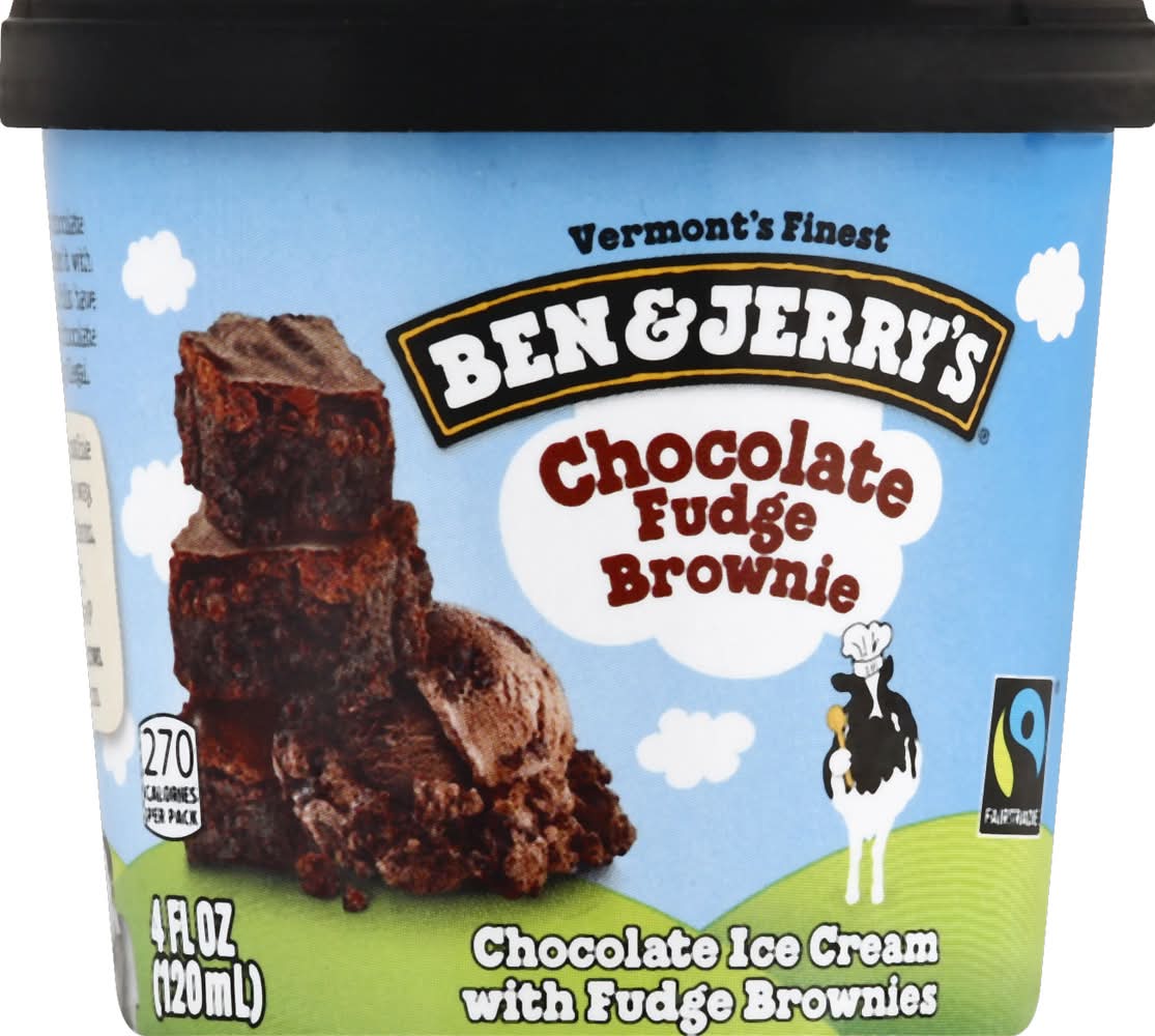 Ben & Jerry's Chocolate Fudge Brownie Ice Cream (4 fl oz)