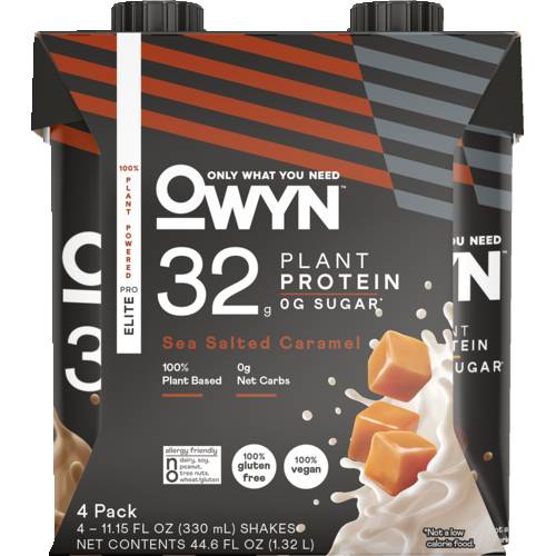 Only What You Need Sea Salted Caramel Elite Protein Shakes 4 Pack