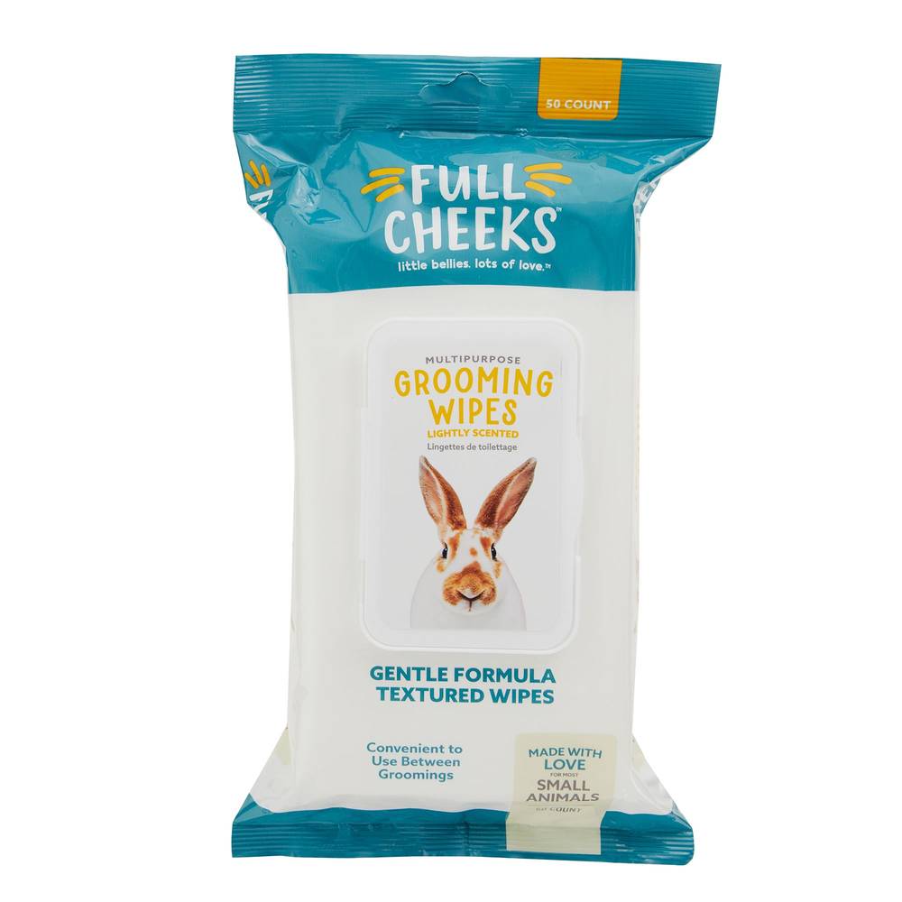 Full Cheeks Small Pet Grooming Wipes (50 ct)