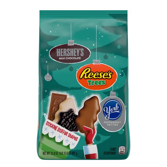 Order Hershey's Chocolates - Assorted Holiday Shapes, 31.8 oz food online from Rite Aid store, Costa Mesa on bringmethat.com