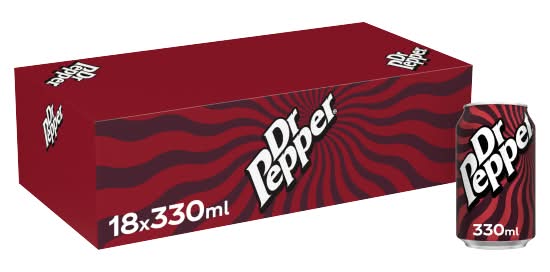 Dr Pepper Sparkling Soda (18 x 330ml)