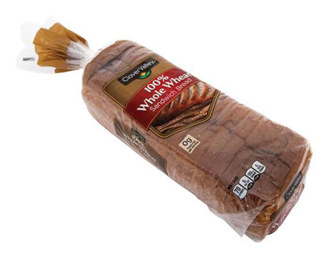 Clover Valley Whole Wheat Bread (20 oz)