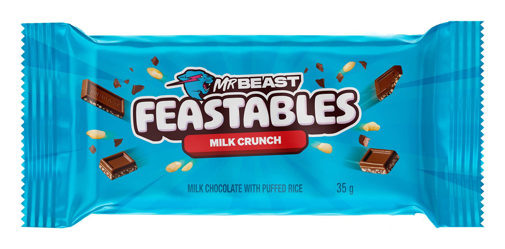 Feastables Mr. Beast Milk Chocolate Crunch Bar (35g)