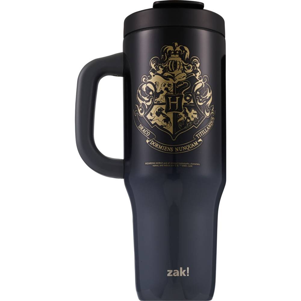 Zak! Harry Potter Stainless Steel Sutton 2-In-1 Tumbler, 40 Oz