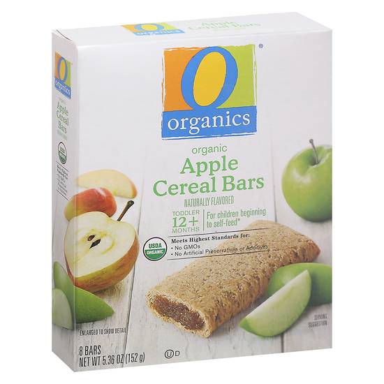 O Organics Organic Apple Cereal Bars (8 x 0.7 oz)