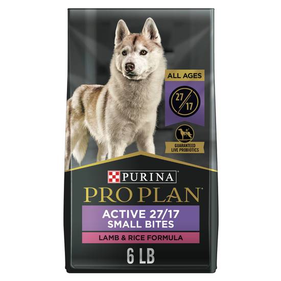 Purina Pro Plan High Protein, Small Bites Dog Food (lamb & rice)