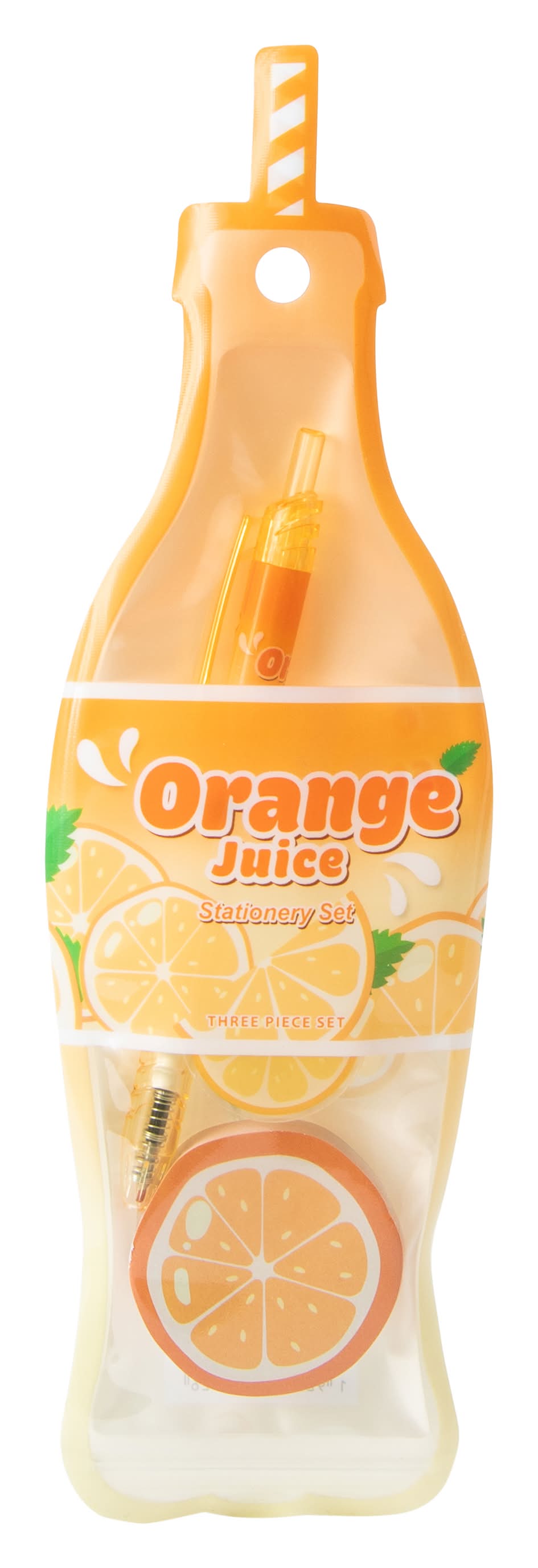 Juice Stationery Set 3-Pack Orange