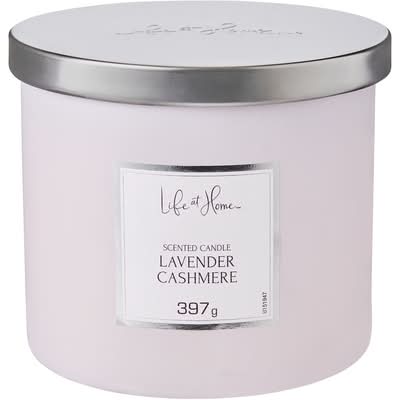 Life at Home Bougie Parfumée– Cachemire Lavande / Scented Candle Lavender Cashmere 1.0 EA