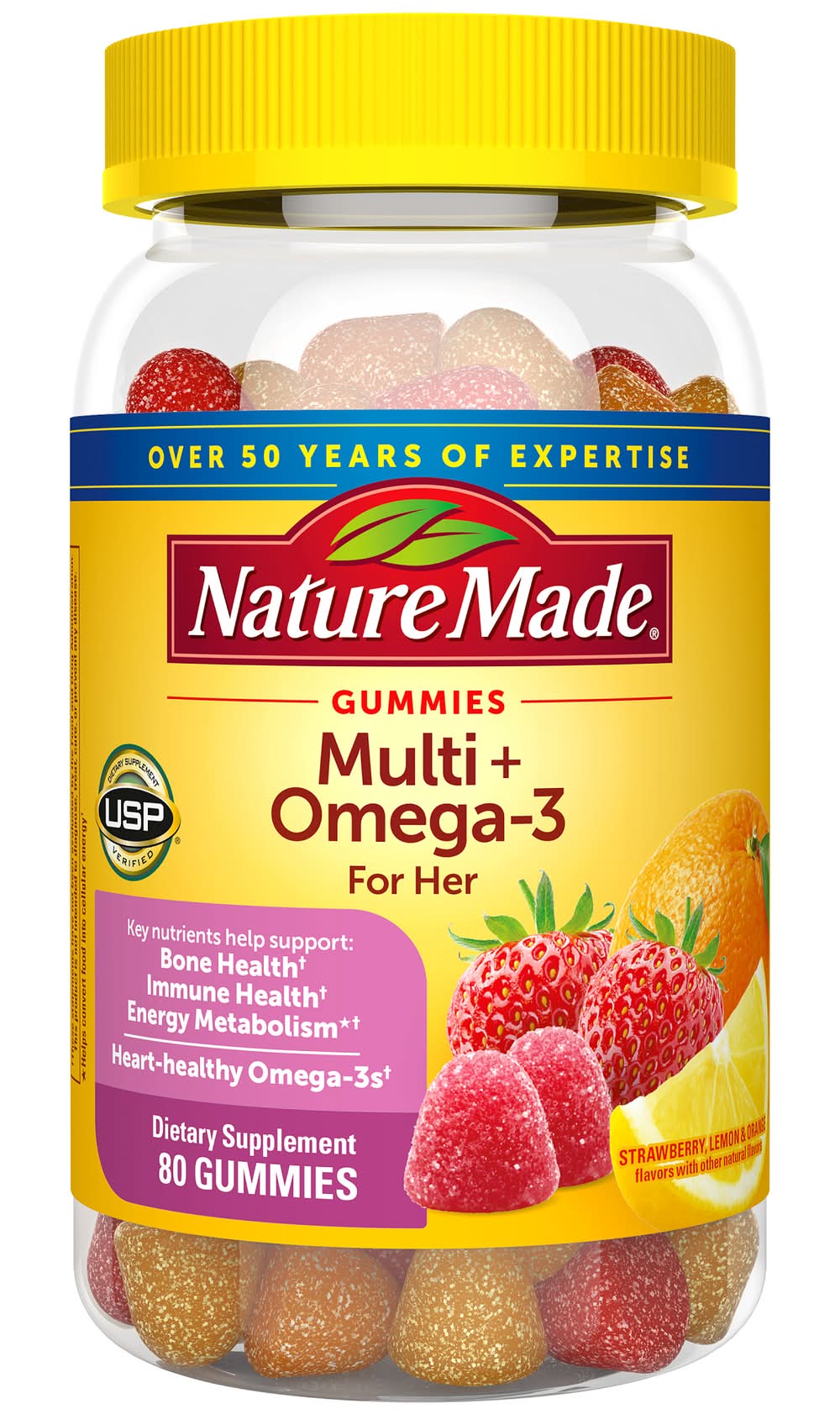 Nature Made Multi For Her Omega-3S Gummies (2 oz)