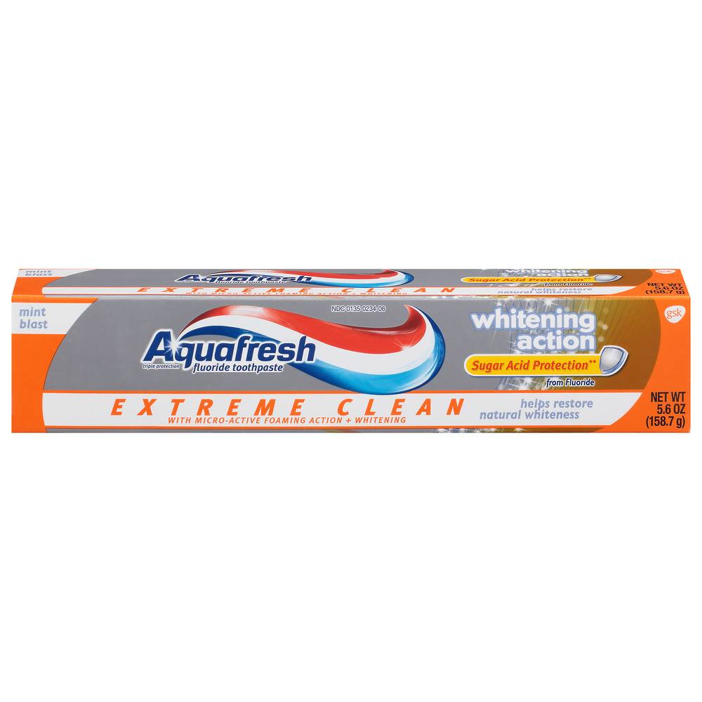 Aquafresh Extreme Clean Mint Blast Toothpaste (5.6 oz)