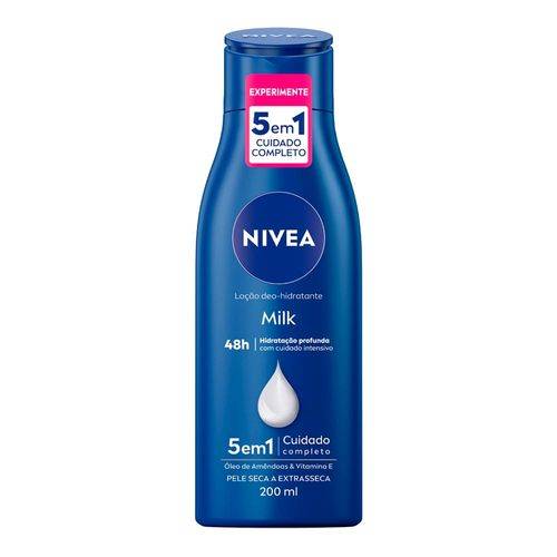 Nivea · Loção deo-hidratante milk hidratação profunda (200 ml)