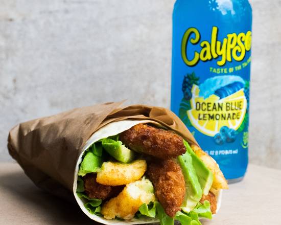 Chicken Avocado Wrap 🇺🇸🥑+Frites Maison🍟👌