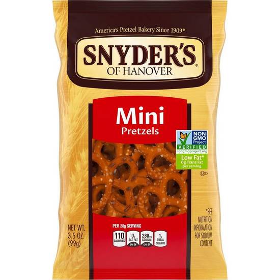 Snyder's of Hanover Mini Pretzels, 3.5oz