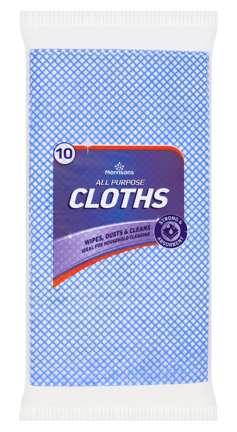 Morrisons 10 All Purpose Cloths