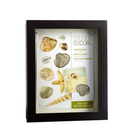 Studio Décor Front Opening Shadow Box, Black