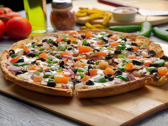 Detroit Style  Vegenation Pizza