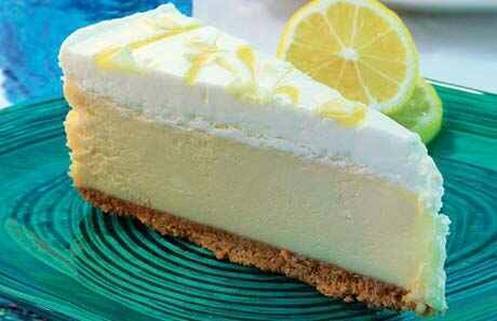 LEMON AND WHITE CHOCOLATE CHEESECAKE