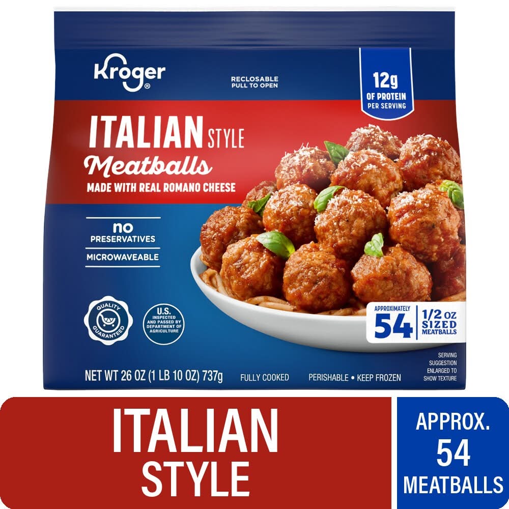 Kroger Meatballs, Italian Style (26 oz)