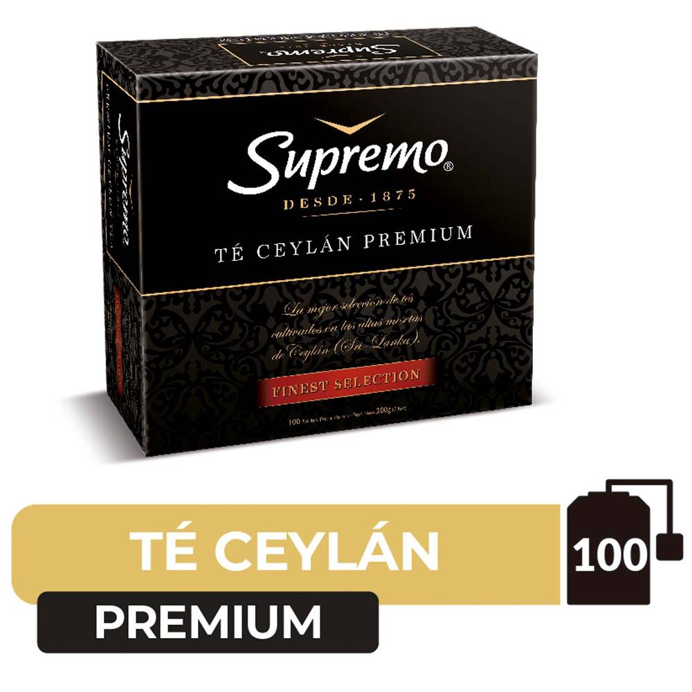 Supremo té ceylán premium (120 g)