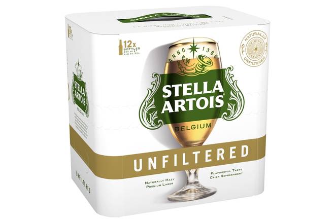 Stella Artois Unfiltered Bottles 12 x 330ml