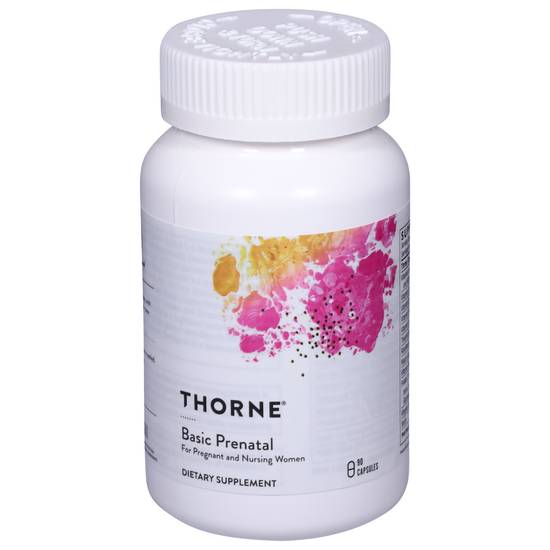 Thorne Basic Prenatal For Pregnant and Lactating Women (90 capsules)