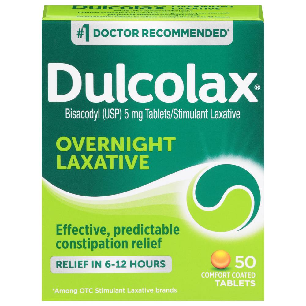 Dulcolax 5 Mg Laxative Comfort Coated Tablets (0.32 oz)