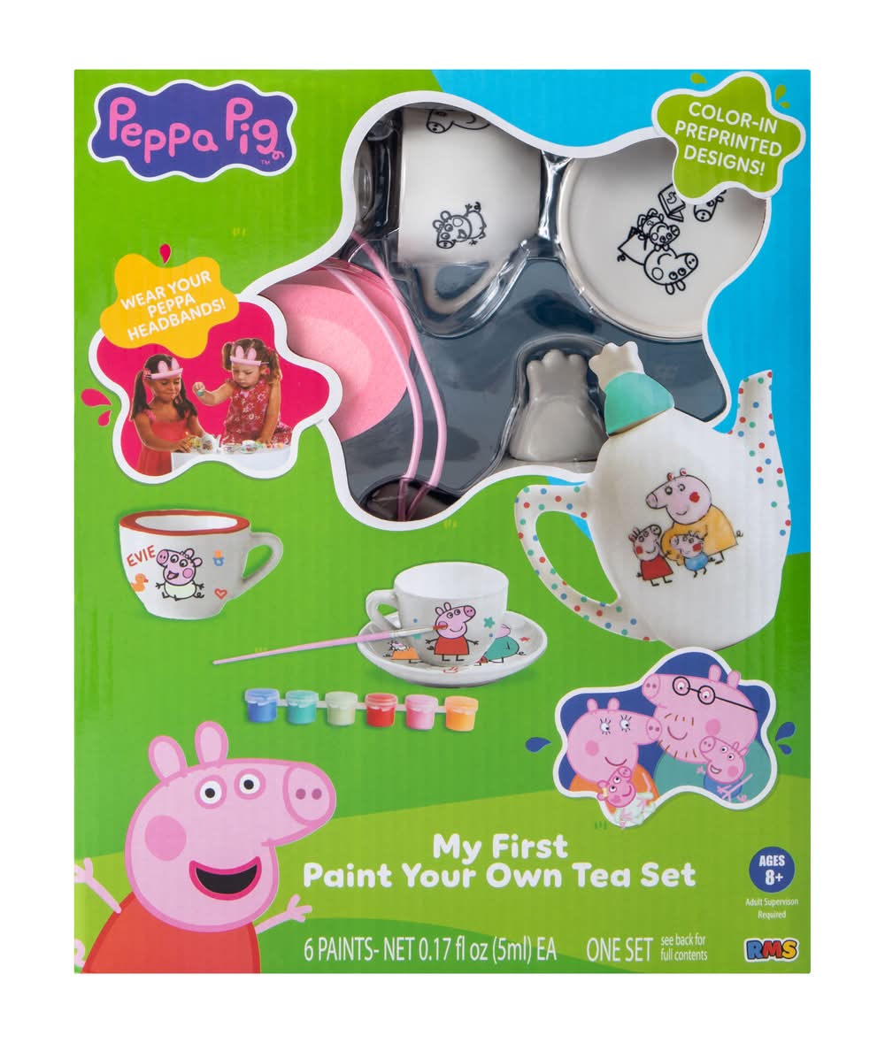 Peppa Pig™ My First Paint Your Own Tea Set Peppa Pig