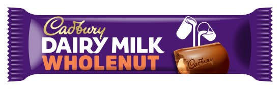 Cadbury Dairy Milk Whole Nut Chocolate Bar (45g)
