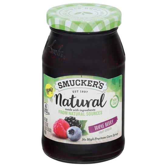 Smucker's Natural Triple Berry Fruit Spread
