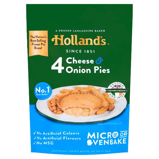 Holland's Pies (cheese & onion)