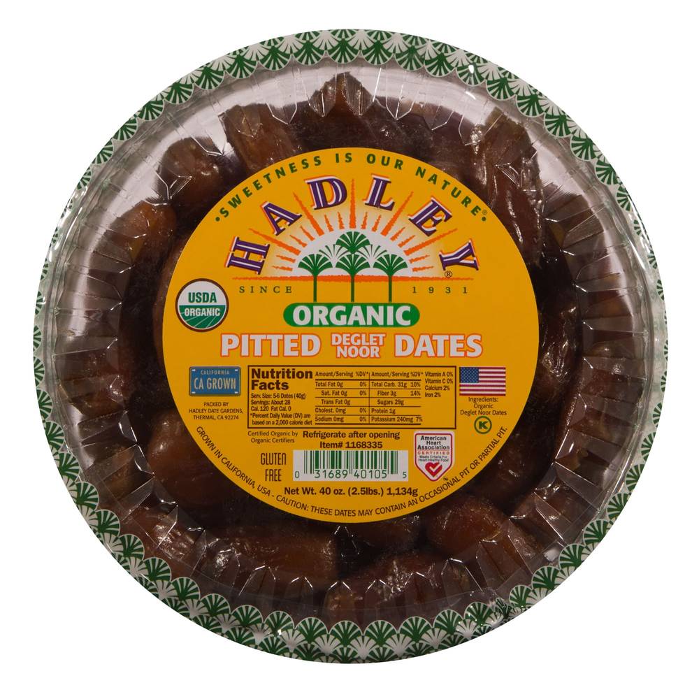 Hadley Organic Pitted Dates (40 oz)
